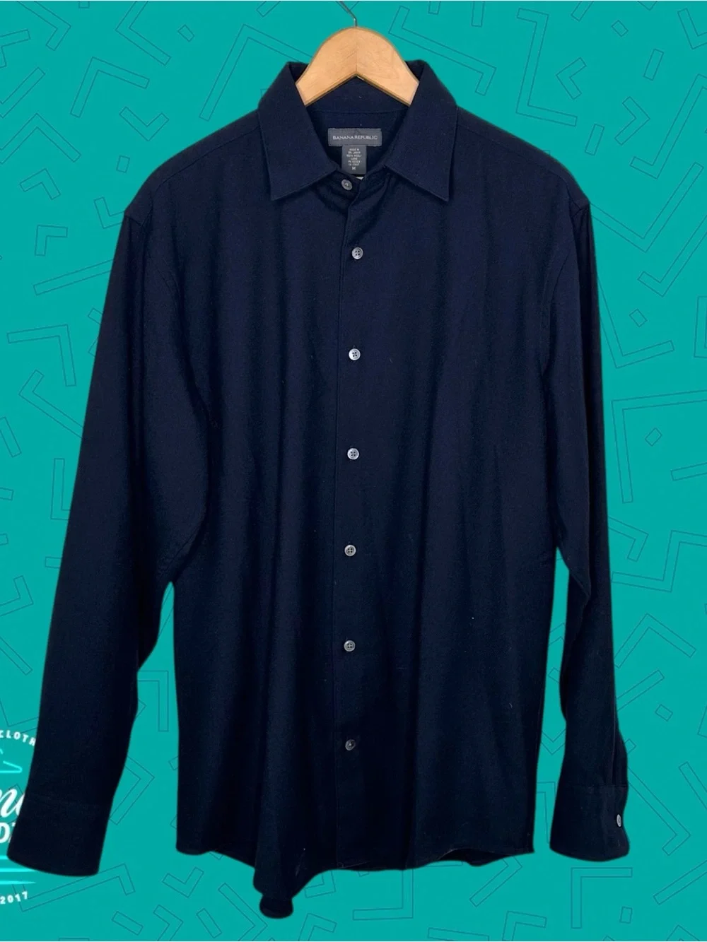 Banana Republic Wool Button Down Shirt